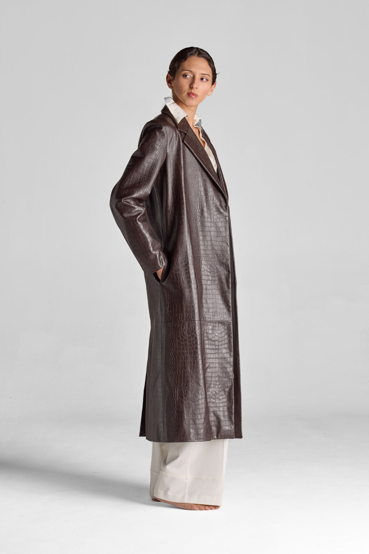 Margutta Leather Trench