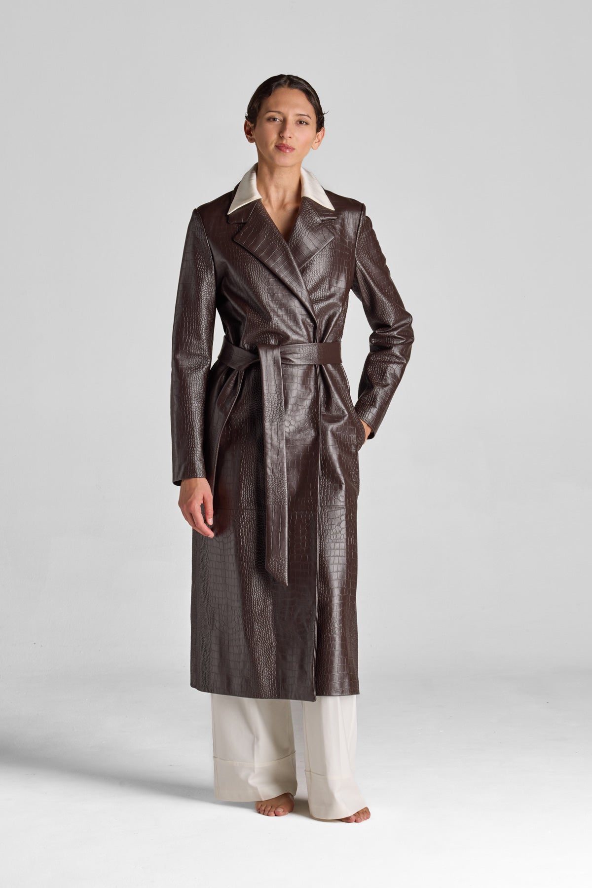 Margutta Leather Trench