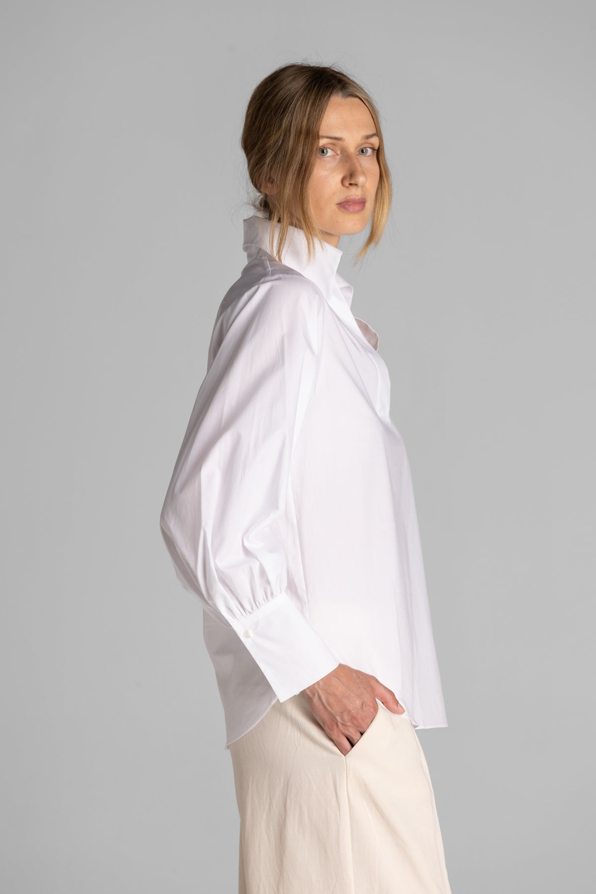 Sabina Poplin Blouse