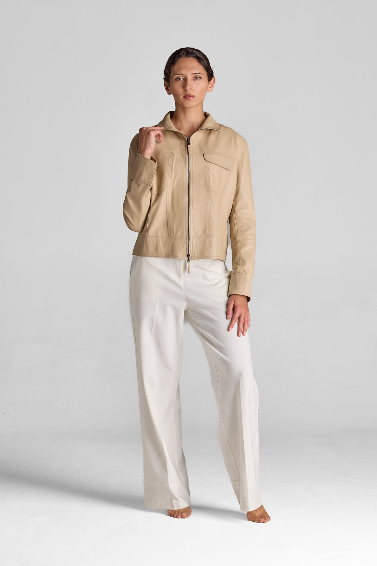 Trionfale Leather Jacket