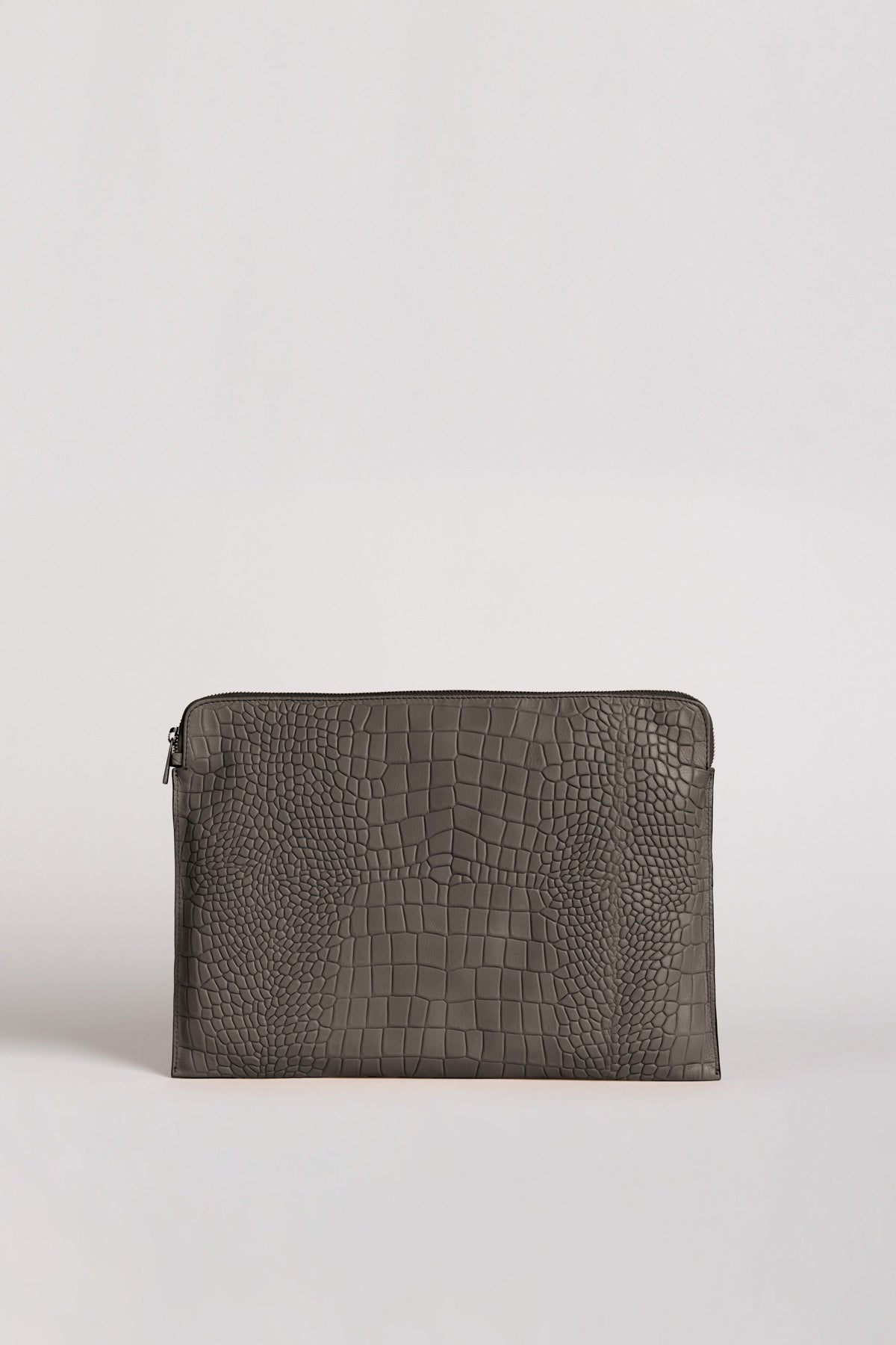 Urbino laptop croc embossed leather