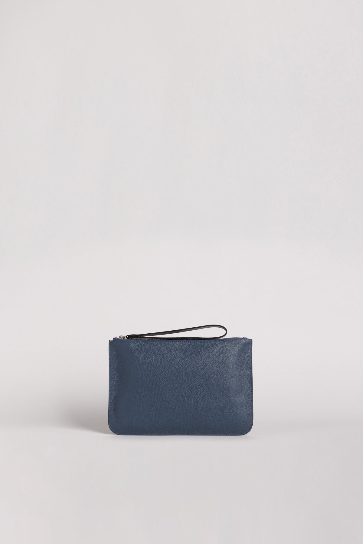 Urbino clutch pebble grain leather