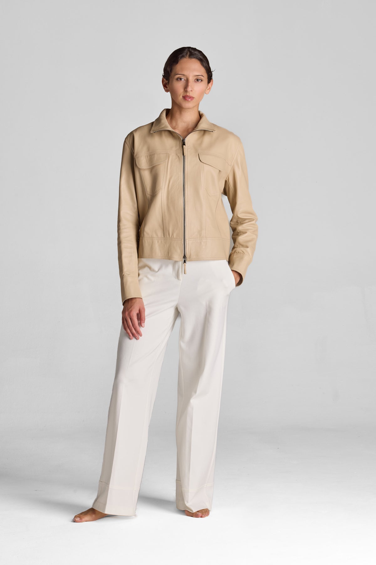 Trionfale Leather Jacket