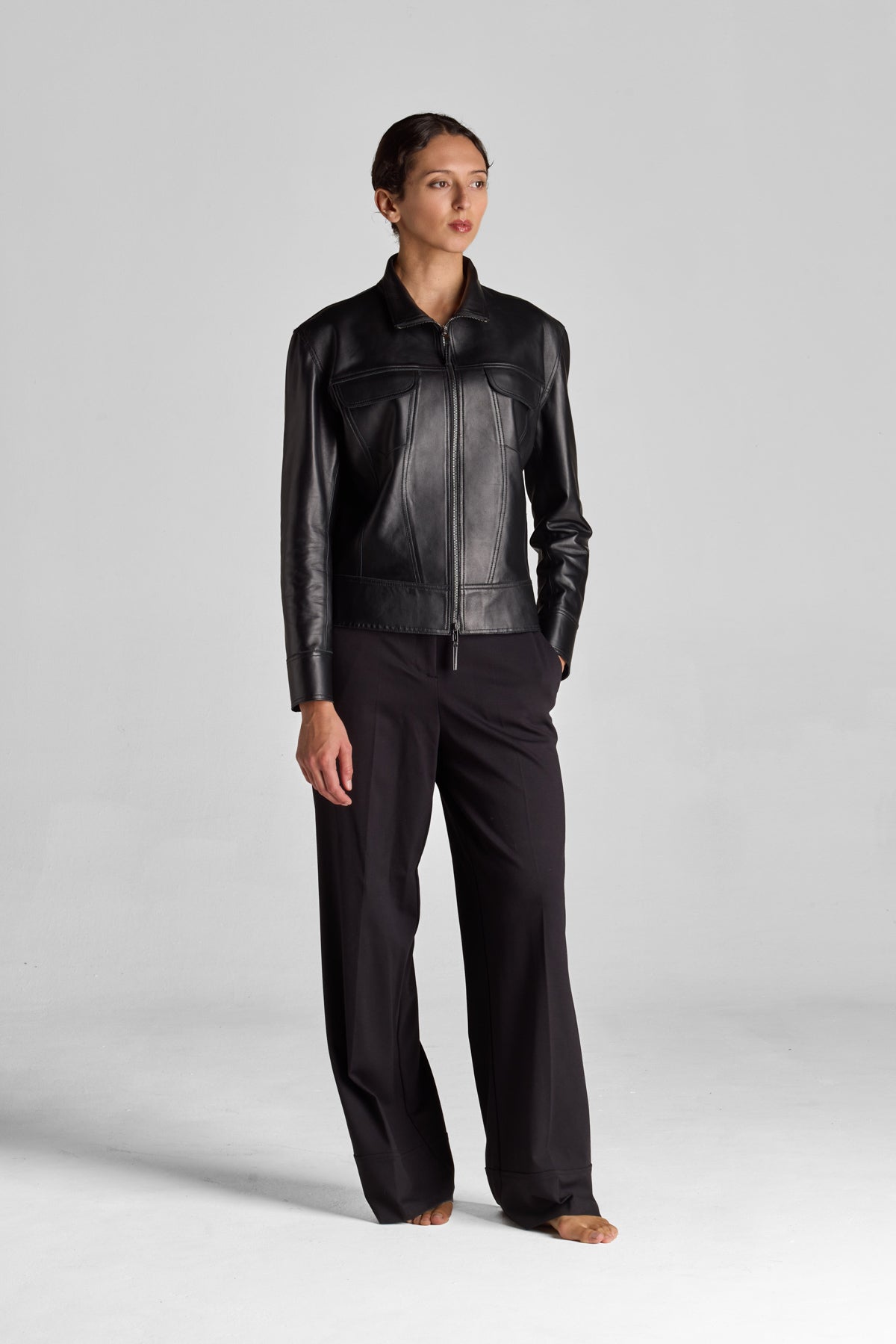 Trionfale Leather Jacket