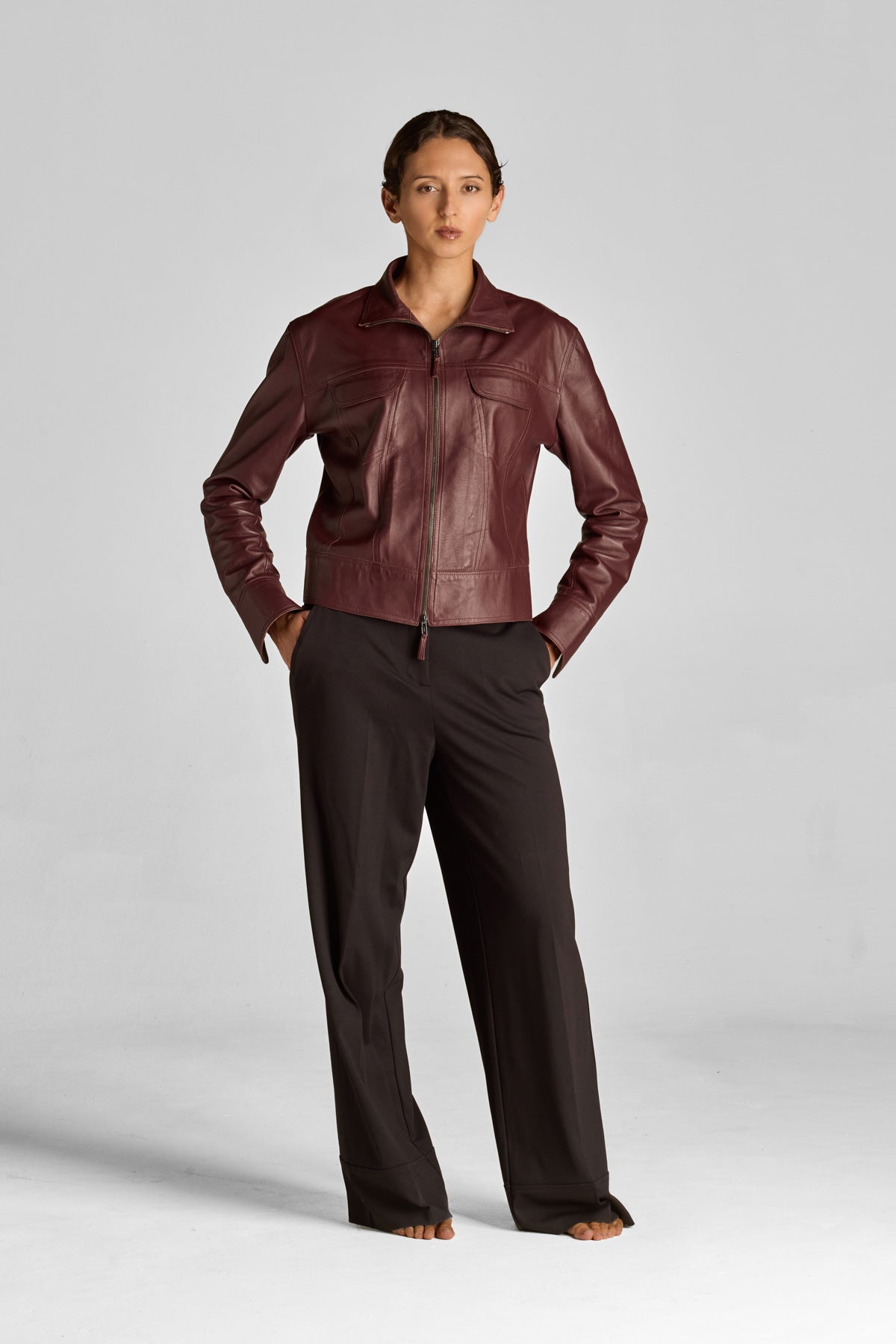 Trionfale Leather Jacket