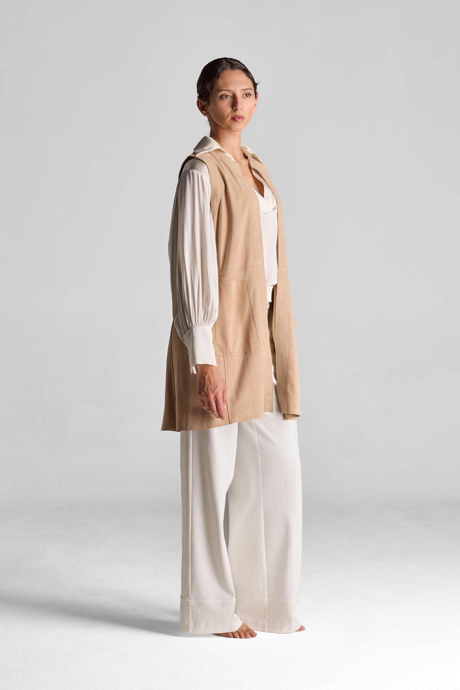 Ludovisi Suede spolverino vest